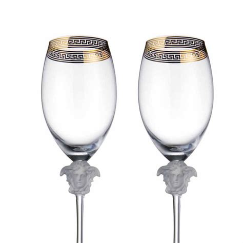 versace rosenthal wine glass